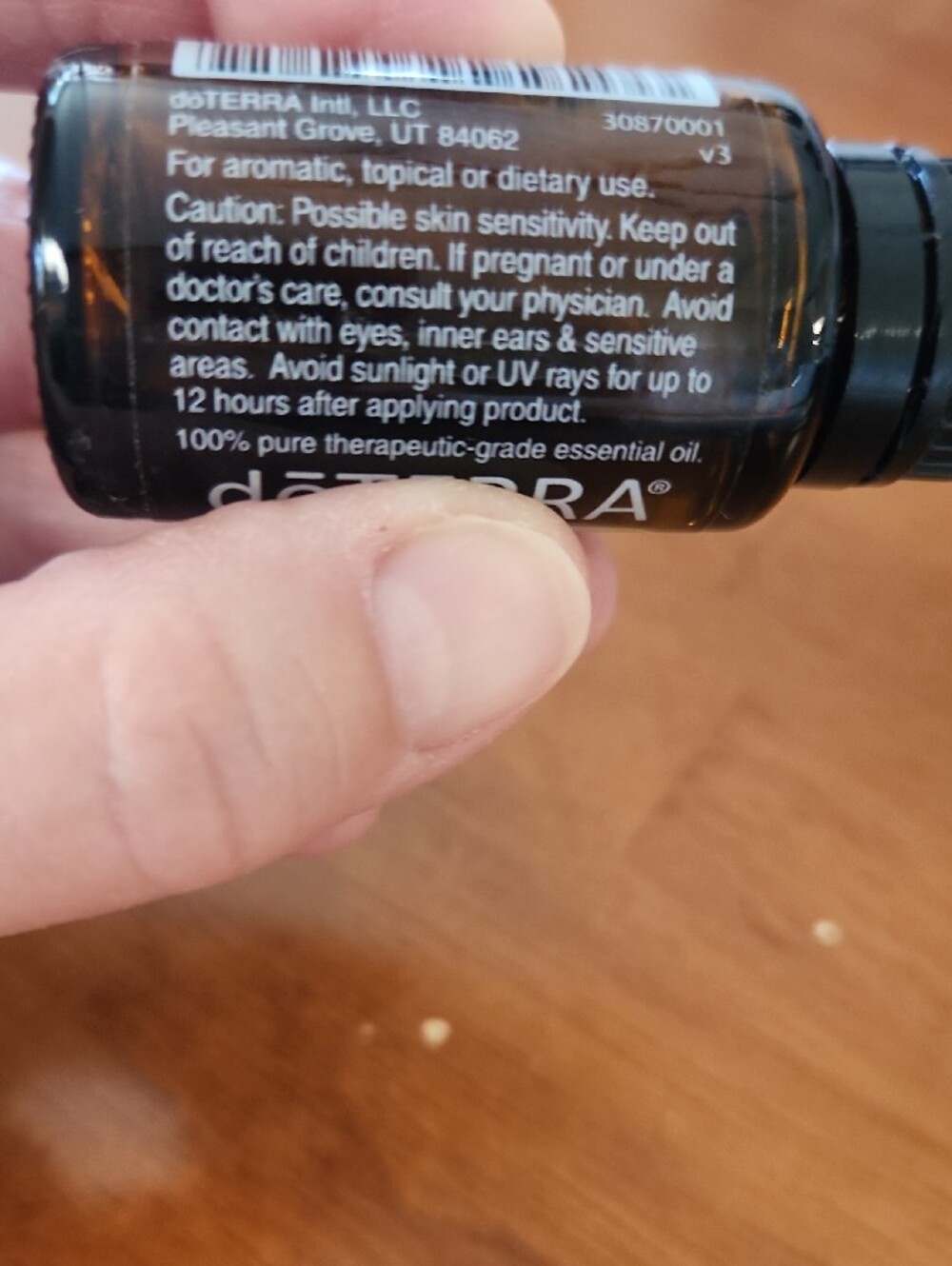 doTERRA Lime Essential Oil Supplement 15 Ml Half Used - Picture 5 of 8